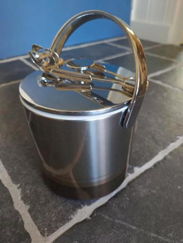 Vintage Peacock Japan ijsemmer met ijstangetje (16B x 17H) beschikbaar voor biedingen