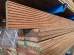 35x180 mm hardhouten azobe brugdek planken antislip / vlak