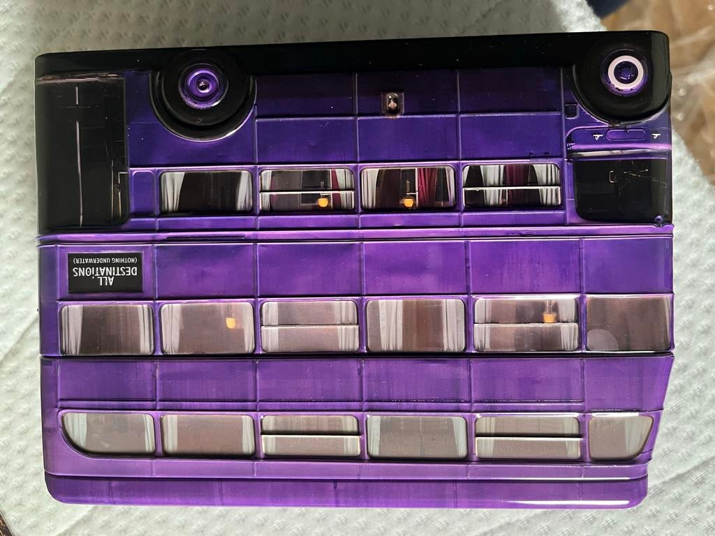 Harry Potter Knightbus Spaarpot, Ophalen of Verzenden, Zo goed als nieuw, Metaal of Blik, Strip- of Tekenfilmfiguur