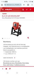 Bouwlamp hilti sl 6 a22, Ophalen of Verzenden