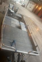 Aluminium platbodem 20 pk honda, Ophalen, Zo goed als nieuw, Benzine, 30 pk of meer