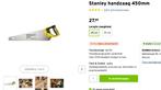 Stanley handzaag 450mm, Ophalen, Gebruikt, Handzaag, Stanley