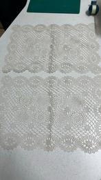 Kanten plastic placematjes, Ophalen of Verzenden, Zo goed als nieuw, Glas of Kopje