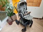 Nuna Mixx next kinderwagen + reiswieg, voetenzak & adapters, Kinderen en Baby's, Kinderwagens en Combinaties, Gebruikt, Verstelbare duwstang