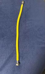 Gele flexibele gasslang, Overige materialen, Zo goed als nieuw, Minder dan 2 meter, Rechte buis