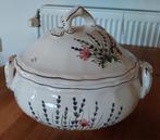 Soepterrine handbeschilderd uit Frankrijk, Ophalen