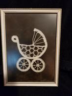 Kantklos Schilderij Kinderwagen, Ophalen of Verzenden