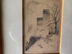 Hendrik de Laat  'Belvedere', Antiek en Kunst, Kunst | Schilderijen | Klassiek, Ophalen of Verzenden