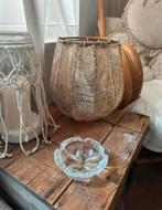 Vintage authentieke bloemen asbak van rvr glas kristal, Antiek en Kunst, Antiek | Glas en Kristal, Ophalen of Verzenden