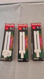 Philips PL-S 7 w spaarlamp 3x nieuw ongebruikt, Minder dan 30 watt, Nieuw, Bipin of Steekvoet, Ophalen of Verzenden