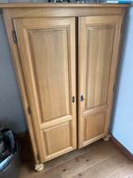 Houten Computerkast met deuren, Ophalen, 100 tot 150 cm, Eikenhout, Zo goed als nieuw