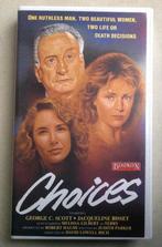 VHS Choices (1985) George C. Scott Jacqueline Bisset, Cd's en Dvd's, VHS | Film, Zo goed als nieuw, Verzenden, Vanaf 16 jaar