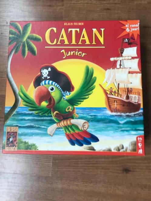 Kolonisten van Catan Junior Compleet, Hobby en Vrije tijd, Gezelschapsspellen | Bordspellen, Gebruikt, Ophalen of Verzenden