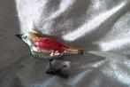 Oude kerstballen kerstversiering, antieke kerstbal vogel, Ophalen of Verzenden, Gebruikt