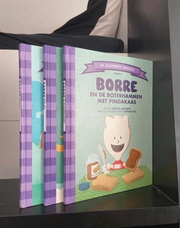 3x borre boekjes beschikbaar voor biedingen