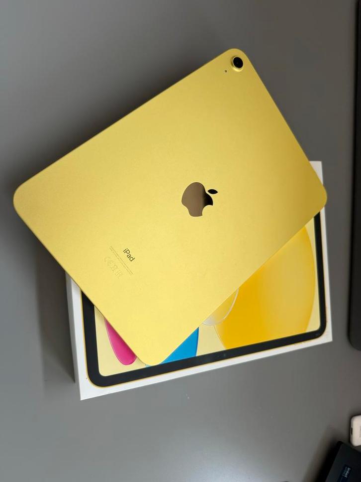 Apple iPad 10th Gen - 64GB - Geel - zo goed als nieuw, Computers en Software, Apple iPads, Nieuw, Apple iPad, Wi-Fi, 10 inch, 64 GB