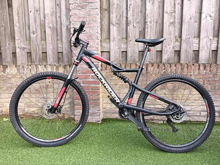 Rockrider ST-530 mountainbike full suspension maat M, Fietsen en Brommers, Fietsen | Mountainbikes en ATB, Gebruikt, Overige merken