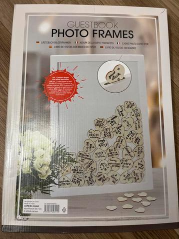 Gastenboek Fotolijst met Hartjes - Nieuw! beschikbaar voor biedingen