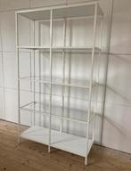 Ikea Vittsjö vitrinekast stellingkast wit 100x175 cm Vittsjo, Ophalen, 50 tot 100 cm, Zo goed als nieuw, Metaal
