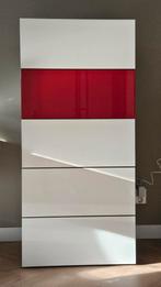 IKEA BESTA ladekast - donkerbruin met hoogglans lades, Ophalen, Gebruikt, Overige materialen, 50 tot 100 cm