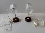 Vintage/retro.Tafellampjes/wekker.Jaren 60.Per stuk geprijsd, Gebruikt, Vintage/retro, Ophalen of Verzenden, Glas