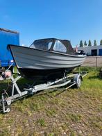 Boottrailer izgs. Eigen kenteken. 1800 kg en kantelbaar, Watersport en Boten, Ophalen, Minder dan 1500 kg, Verstelbare verlichting
