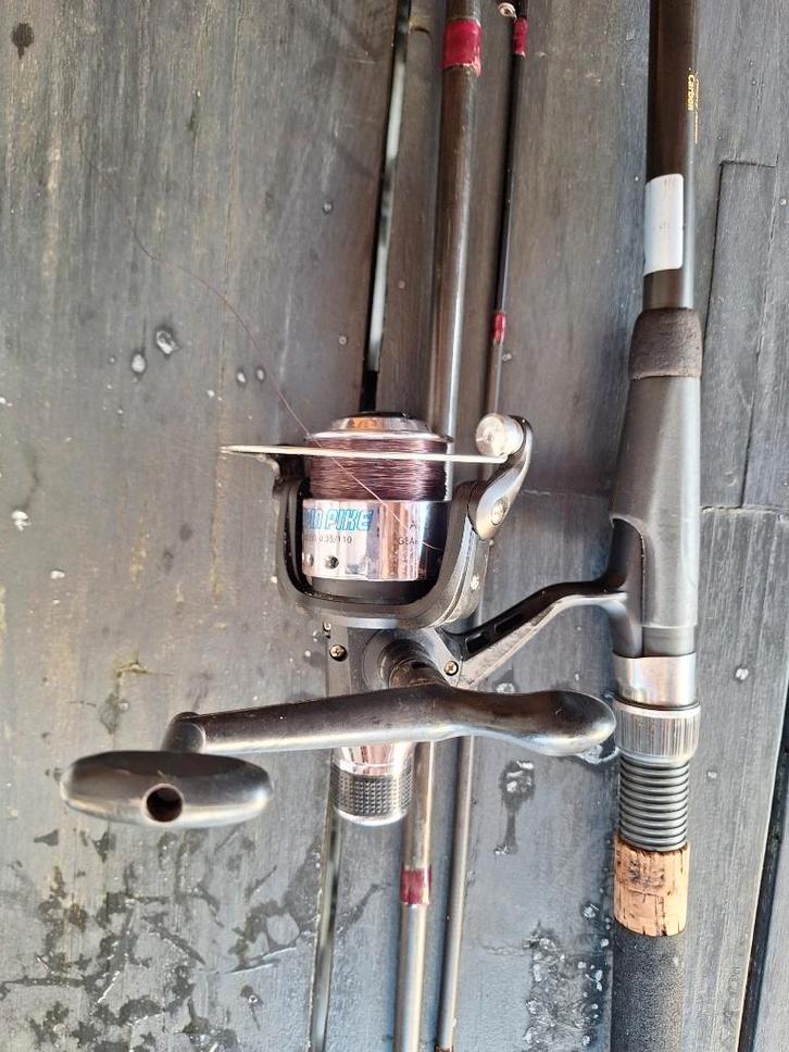 Browning carbon feeder hengel Espace 12 inch + werpmolen, Watersport en Boten, Hengelsport | Witvissen, Gebruikt, Werphengel, Ophalen