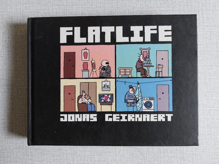 Flatlife -Jonas Geirnaert, Boeken, Strips | Comics, Zo goed als nieuw, Eén comic, Europa, Ophalen of Verzenden