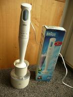 Braun staafmixer met hakmolen, Minder dan 1 liter, Ophalen of Verzenden, Gebruikt, 1 snelheid