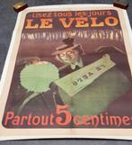 Affiche " Le Velo " - Misti ( Ferdinand Mifliez )., Antiek en Kunst, Kunst | Litho's en Zeefdrukken, Ophalen of Verzenden