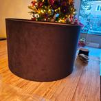 Zwarte suède lampenkap van loods 5, Huis en Inrichting, Ophalen of Verzenden, Zo goed als nieuw, Rond, 25 tot 50 cm