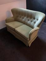 Vintage tweepersoons bankje, velours, Huis en Inrichting, Ophalen, Gebruikt, 150 tot 200 cm, Vintage