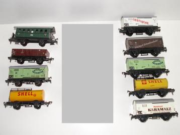 Fleischmann 9 stuks blikken wagons geen ovp beschikbaar voor biedingen