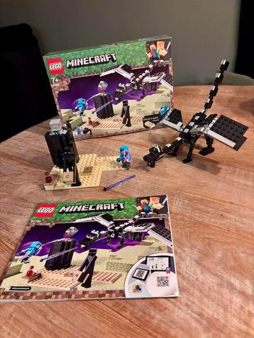 Lego Minecraft 21151 The End Battle beschikbaar voor biedingen