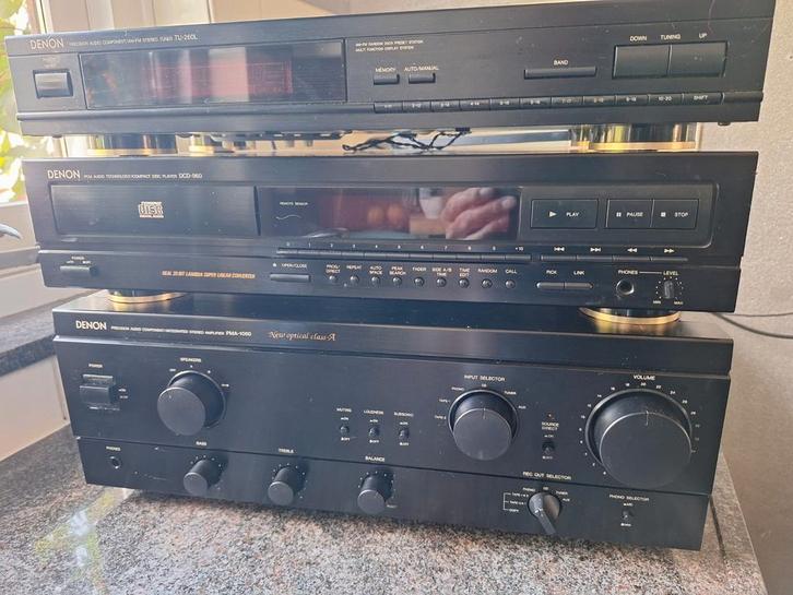Denon stereo set: PMA-1060, CD speler DCD-960, Tuner TU 260L, Audio, Tv en Foto, Stereo-sets, Gebruikt, Denon, Losse componenten