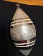 Vintage Kerstbal Pegel - Zilver, Ophalen of Verzenden