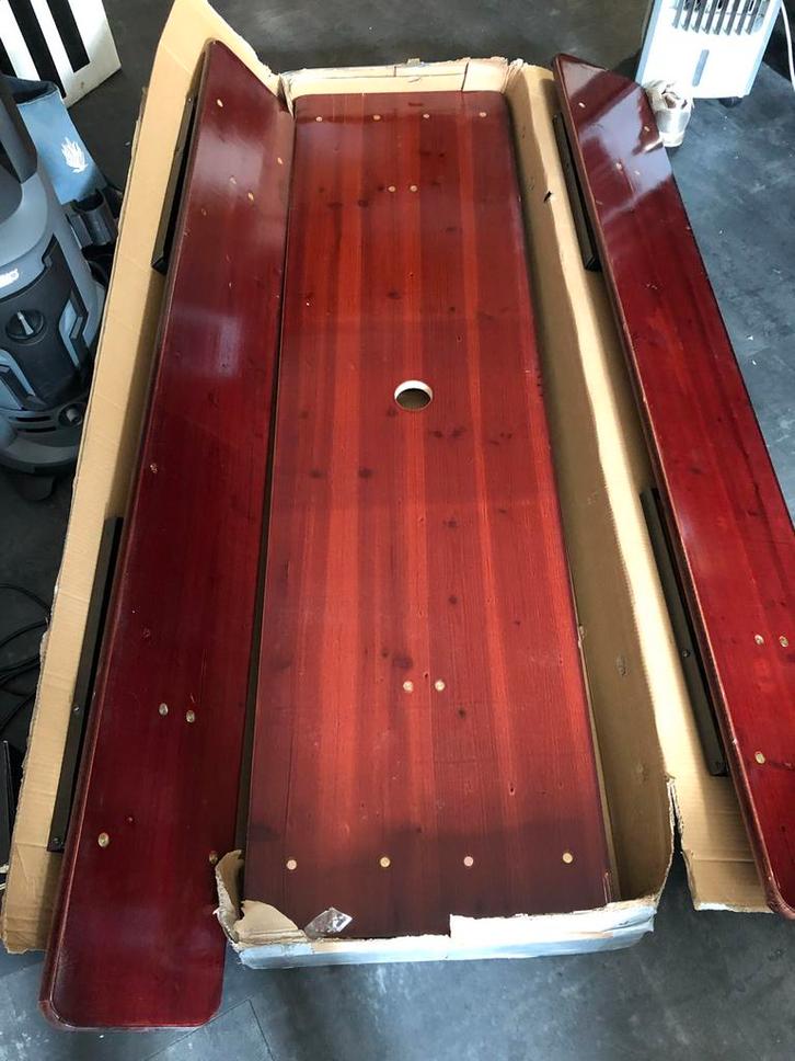 Nieuwe Kesser Houten Biertafel, Tuin en Terras, Picknicktafels, Nieuw, Rechthoekig, Hout, Inklapbaar, Ophalen of Verzenden