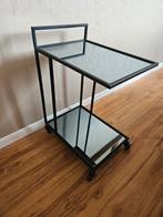 Sidetable met dubbele spiegel, Huis en Inrichting, Tafels | Sidetables, Ophalen, 50 tot 100 cm, Zo goed als nieuw, Glas