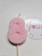 Roze Nummer 8 Kaars, Ophalen, Nieuw