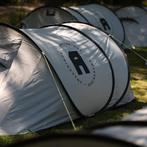 Pop up tent 2ps awakenings & 2 slaapzakken festival, Caravans en Kamperen, Tenten, Ophalen, Zo goed als nieuw, Tot en met 2