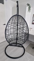 Ei Hangstoel - Zwart, Huis en Inrichting, Stoelen, Ophalen, Zo goed als nieuw, Zwart, Eén