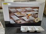 Volledig nieuw servies vierkant, Huis en Inrichting, Keuken | Servies, Ophalen, Zo goed als nieuw, Overige stijlen, Bord(en)