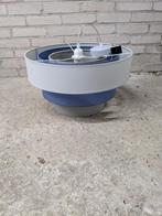 Hanglamp grijs/marineblauw, Huis en Inrichting, Lampen | Hanglampen, Ophalen, Gebruikt, Stof, Minder dan 50 cm