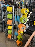 10 x reebok rep halter sets bodypump incl rek, Ophalen, Gebruikt, Reebok, Met rek