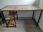 Bureau hout en staal Mira Home, Huis en Inrichting, Bureaus, Ophalen, Nieuw