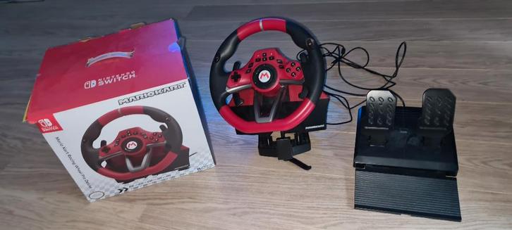Mario Kart racing wheel Nintendo Switch, Spelcomputers en Games, Spelcomputers | Nintendo Switch, Gebruikt, Switch Original, Zonder controller