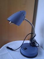 Vintage bureaulamp Kenwell blauwgrijs, Huis en Inrichting, Gebruikt, Ophalen of Verzenden, Retro vintage, Metaal