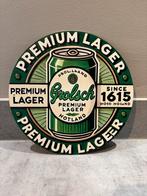 Mancave Bar Café Wanddecoratie metalen bordje Grolsch, Ophalen of Verzenden, Zo goed als nieuw, Reclamebord