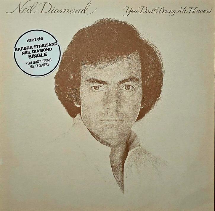 Neil Diamond - You Don't Bring Me Flowers LP, Cd's en Dvd's, Vinyl | Pop, Zo goed als nieuw, 1960 tot 1980, 12 inch, Ophalen of Verzenden