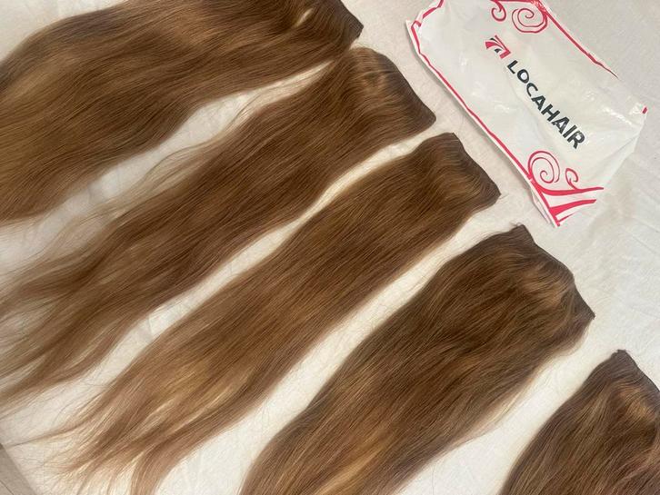 Clip in hair extentions 300 gram, Sieraden, Tassen en Uiterlijk, Uiterlijk | Haarverzorging, Zo goed als nieuw, Pruik of Haarverlenging